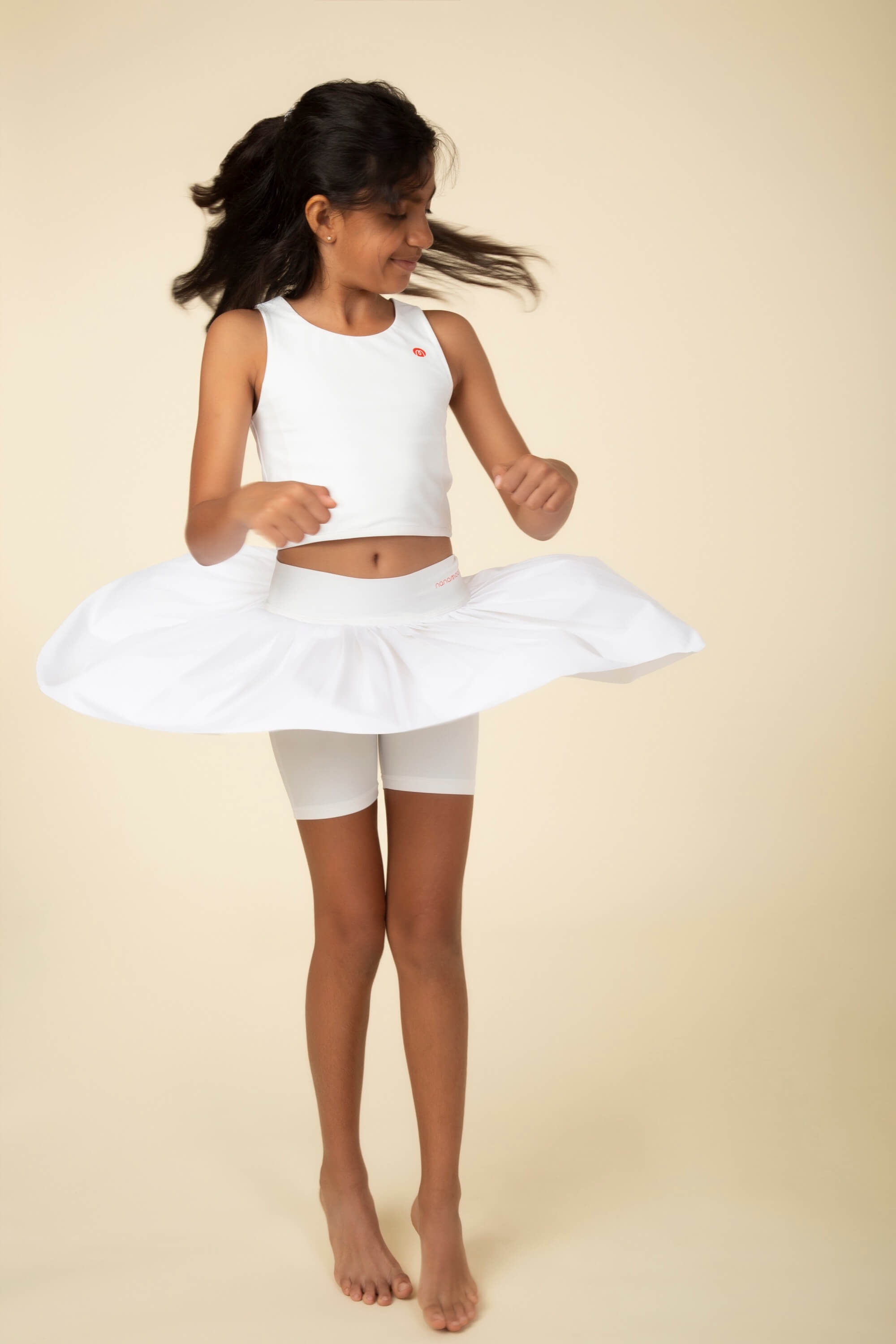 Flow Skirt Pure White